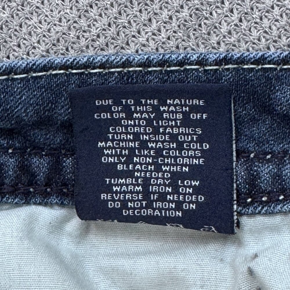 Vigoss Womens Size 3/4 L33 Blue Denim Bootcut Dallas Heritage Jeans Embellished - Picture 15 of 15